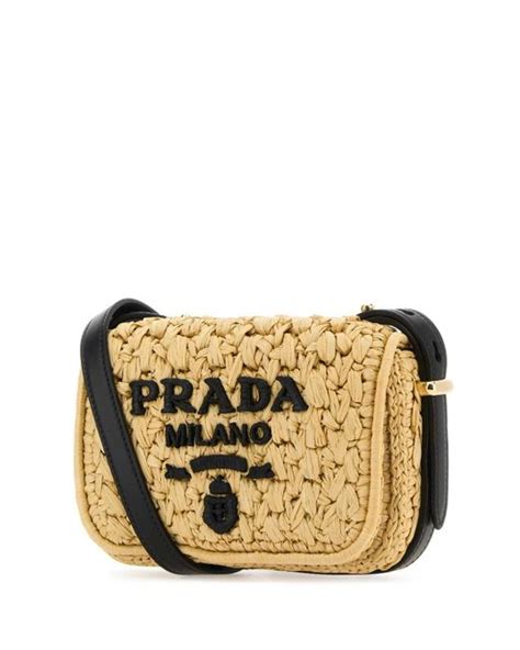 prada logo striped raffia shoulder bag|Prada raffia crossbody bag.